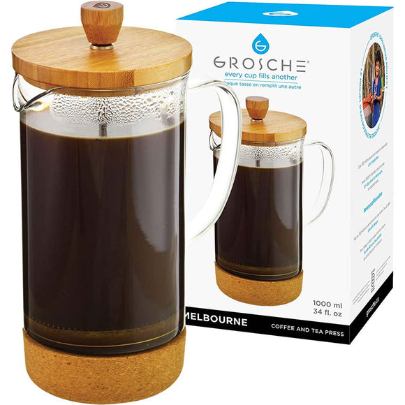 Melbourne Bamboo French Press, 8 Cup