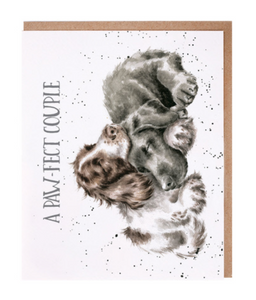 Wrendale Greeting Card, A Paw-fect Couple