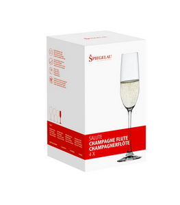 Spiegelau Salute Champagne Flutes, 7.5oz Set of 4