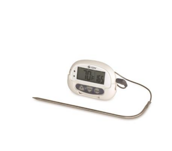 CDN Digital Probe Thermometer, White
