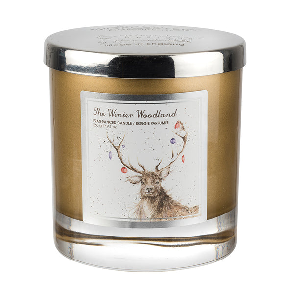 Wrendale Wax Filled Glass Candle: Winter Wonderland