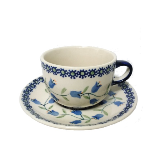 Tea Cup & Saucer, Trailing Lily