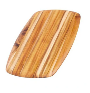 TeakHaus Gently Rounded Edged Cutting / Serving Board, 14x9x0.55"