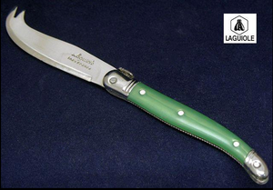 Laguiole Cheese Knife, Green