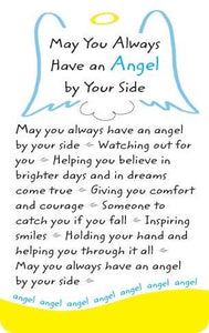 "May You Always Have An Angel By Your Side" Wallet Card