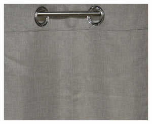 Linen Curtain Light Grey 55x98"