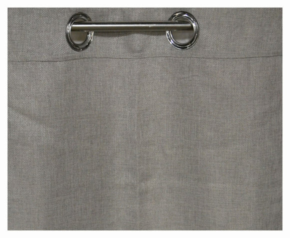 Linen Curtain Light Grey 55x98