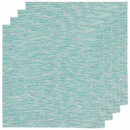 Now Designs Second Spin Napkins 4pc Napkin Set, Twisted Teal