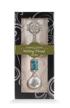 Eternity Crystal Wishing Thread - Celtic Cross