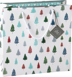 IHR Gift Bag, Nordic Forest 25x10x25cm