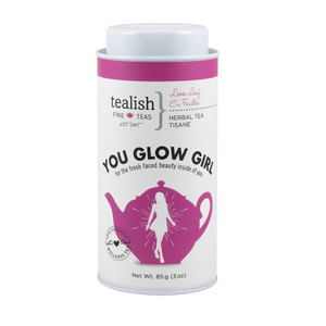 Tealish You Glow Girl Loose Leaf Tea Tin, 85g