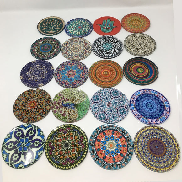 Turkish Patterned Coasters, Assorted