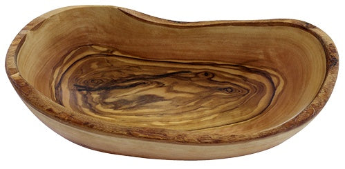 Olive Wood Natural Form Oval Bowl, Small, 5-7.5x4
