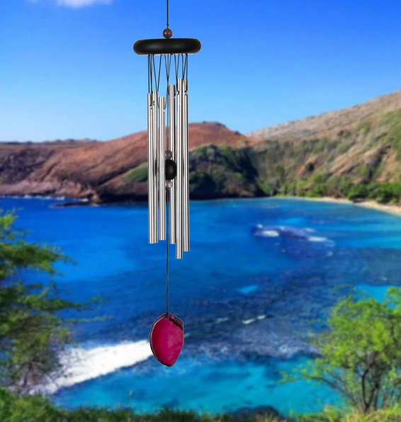 Woodstock Red Agate Wind Chime