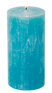 IHR Pillar Candle, Turquoise 5.5" / 14cm