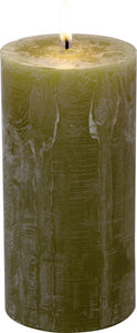 IHR Pillar Candle, Olive 5.5" / 14cm