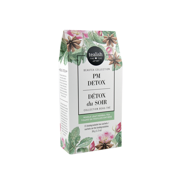 Tealish Beautea - PM Detox Tea Box, 15 sachets/38g/1.3oz