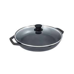 Lodge Chef's Collection 12" Pan + Lid + Loop Holder