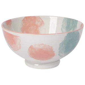 Danica Heirloom Footed Bowl, 6" Dia - Nimbus Peach