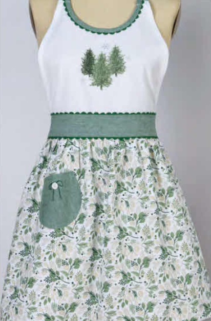 Kay Dee Designs Hostess Apron, Evergreen Wishes