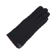 RMO Black Cream Dress Gloves w/  Touch Sensitive Finger, Large