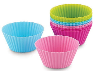 Fox Run Bakelicious Silicone Bake Cups, Set of 12