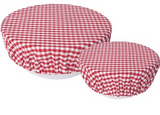 Now Designs Save-It Bowl Cover Set, 2pc Gingham