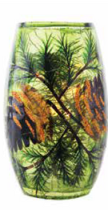 Whispering Pines Pre-Lit Vase, 5.25" H