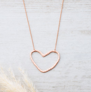 Glee Jewellery Love Necklace, Rose Gold