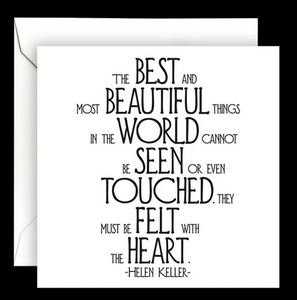 Quotable Card - Most Beautiful Things, 70 Card