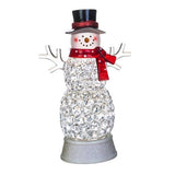 Snowman Tabletop Decoration with Color Changing LED Lights, 12"