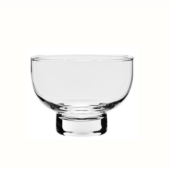 Natural Living Footed Glass Serving Bowl, 5.75
