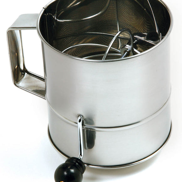 NorPro Stainless Steel Flour Sifter, 3 Cup
