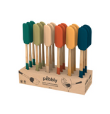 Pebbly Bamboo Flex Silicone Spatula, Assorted Colours