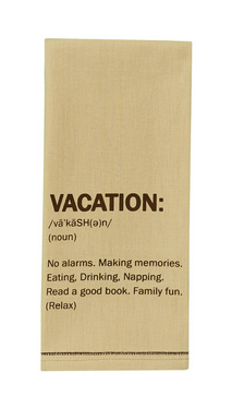 Park Designs Vacation Definition Dishtowel