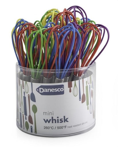 Danesco Mini Whisk, Asst'd Colours