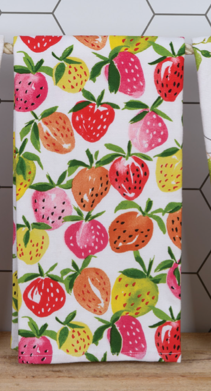 Kay Dee Designs Dual Purpose Terry Towel, Strawberry Toss