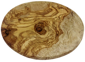 Olive Wood Round Board, Large, 12-13"