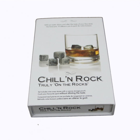 Chill'n Rocks Whisky Stones 9Pc Set