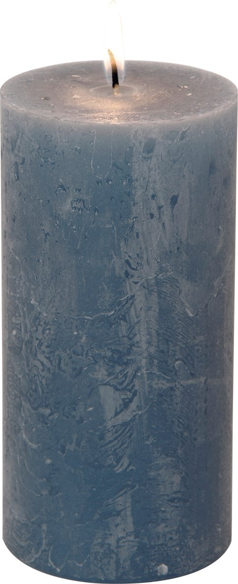 IHR Pillar Candle, Deep Water Blue 5.5