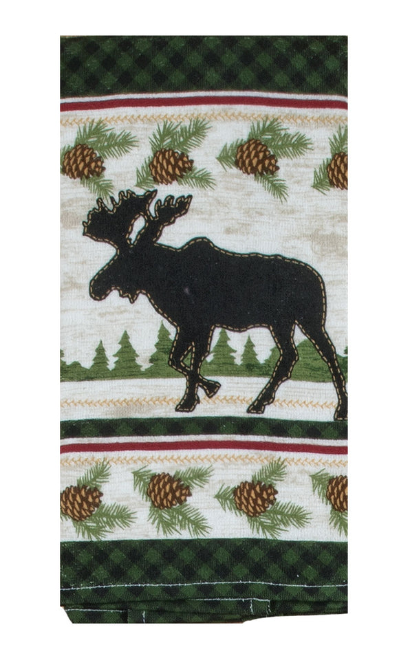 Kay Dee Designs Terry Towel, Woodland Moose