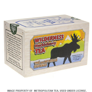 Wood Box, Wilderness Moose Black Tea, 25 Teabags