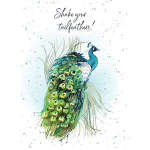 BD / Shake Your Tail Feathers Birthday Card