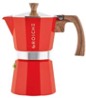 Grosche Milano Stovetop Espresso Maker, Red 6 Cup