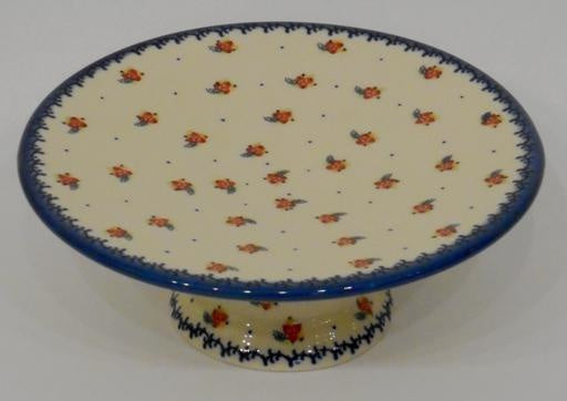 Cake Platter, 24x8.5cm, Red Berries