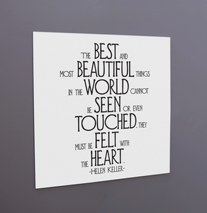 Quotable Magnet - The Best & Most Beautiful Things... M70
