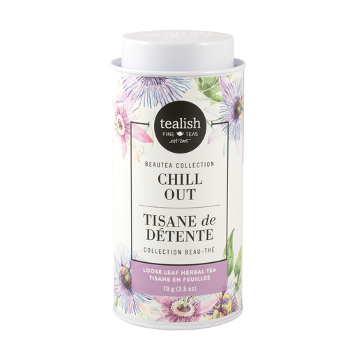 Tealish Beautea - Chill Out Loose Leaf tea Tin, 70g/2.5oz