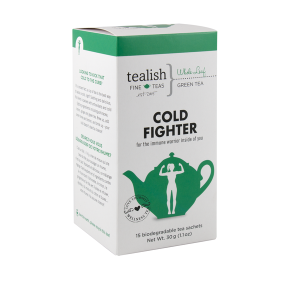 Tealish Cold Fighter Tea Box, 15 sachets/30g/1.1oz