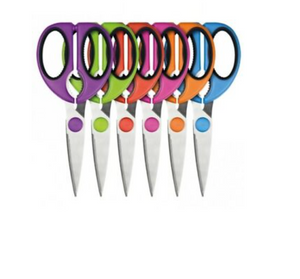 Taylor's Eye Witness Kitchen Scissors, Assorted Colours 8"
