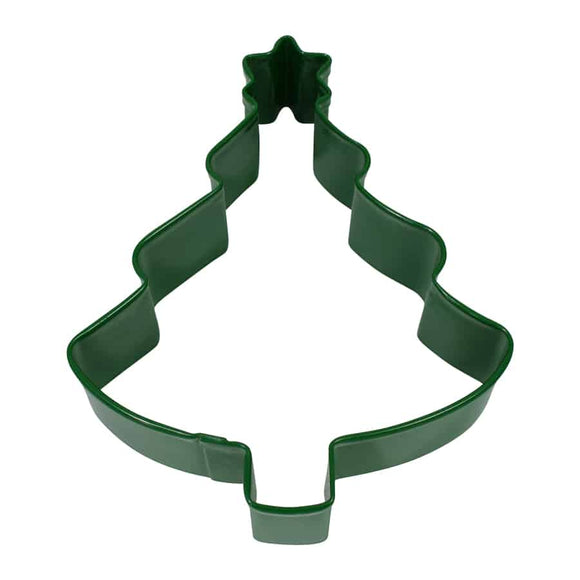 Christmas Tree w/ Star Polyresin Green Cookie Cutter, 4